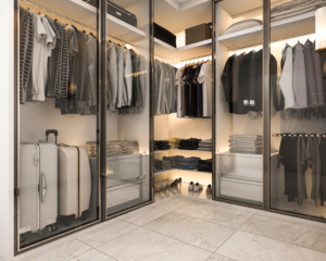 Minimalist style dream closet