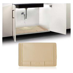 OMAC-Under-The-Sink-Mat-Trimmable-Waterproof-34.6-by-22.4-inches-Cabinet-Liner-Protector-for-Kitchen-and-Bathroom